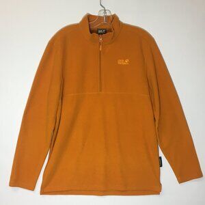 Jack Wolfskin Men's 1/4 Zip Fleece MIdlayer - Size: Large - Pre - Owned - AN5RE5
